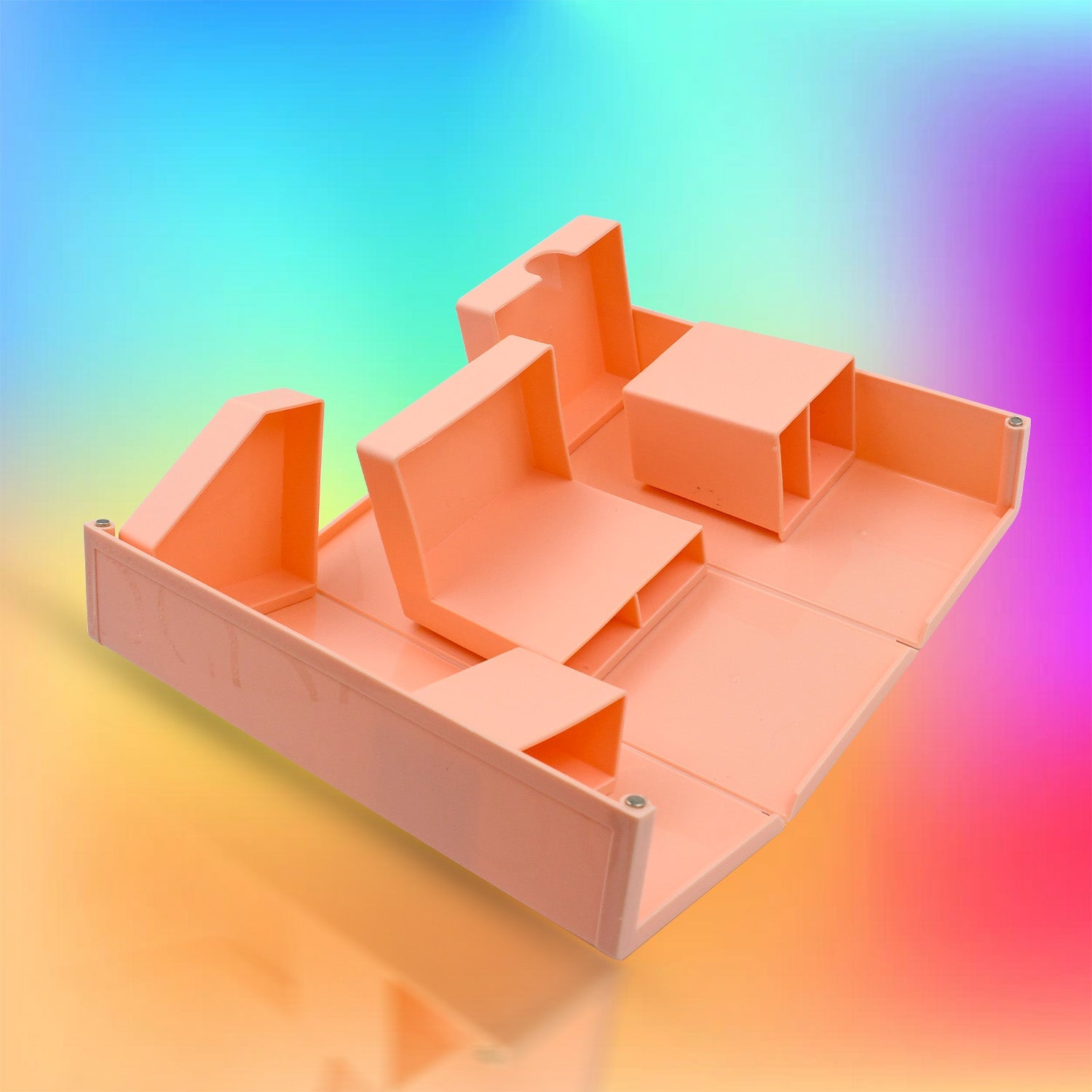 Desk organizer with magnetic features, foldable and kawaii. Desk organizer with magnetic features, foldable and kawaii.
